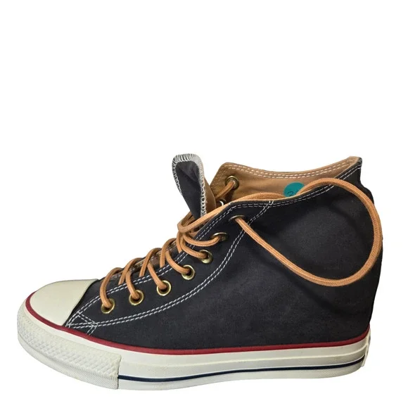 Converse Chuck Taylor Hidden Wedge Black 551617C Women’s Sneakers Shoes 9.5 - Picture 3 of 5